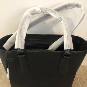 Dagne Dover Black Stingray Leather Tote